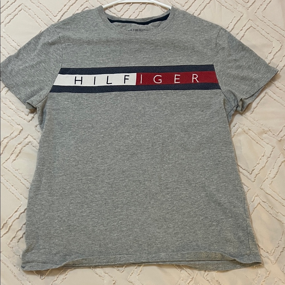 Tommy Hilfiger Women’s  Gray Logo Tee